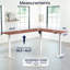 Bureau d'angle électrique VIVO, poste de travail en L-102434969-102434984