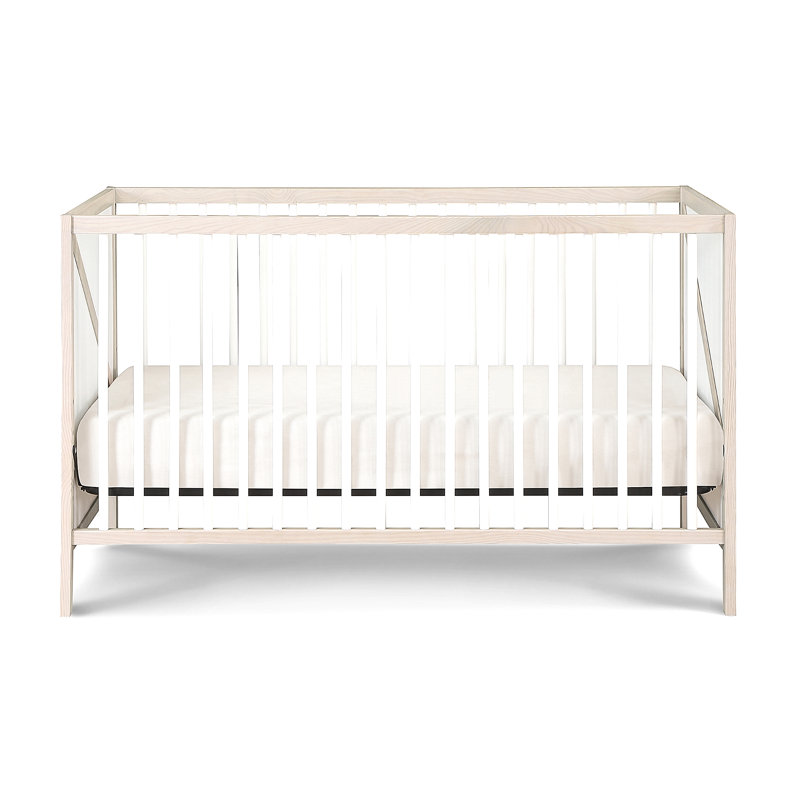Lit de bébé 3 en 1, Brun clair / jaune