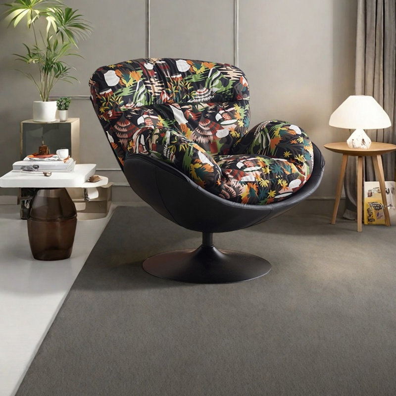 Chaise de loisir luxueuse pivotante et confortable