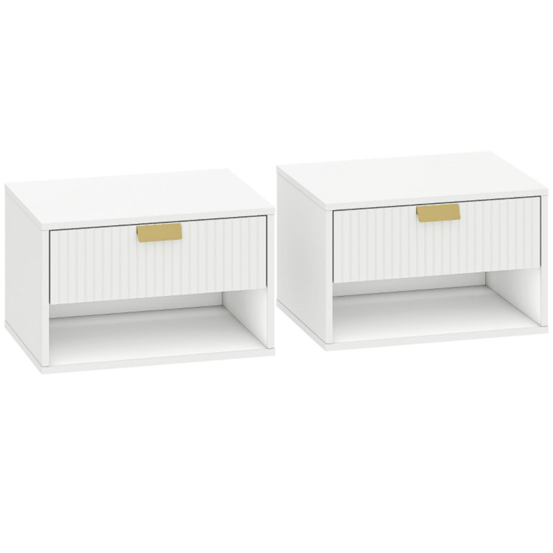 40.01 cm W Bedside Table
