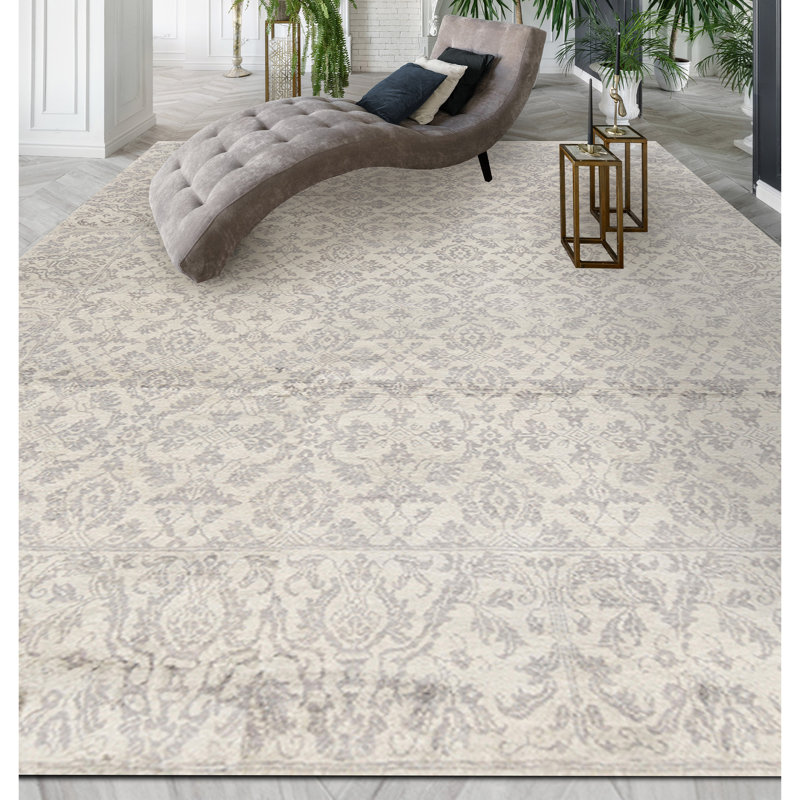 Damask Area Rug
