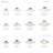 Aneudi Glass Semi Flush Mount-903264583