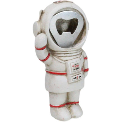 Set Of 2 Outer Space Exploration NASA Astronaut In Spacesuit Hand Bottle Opener