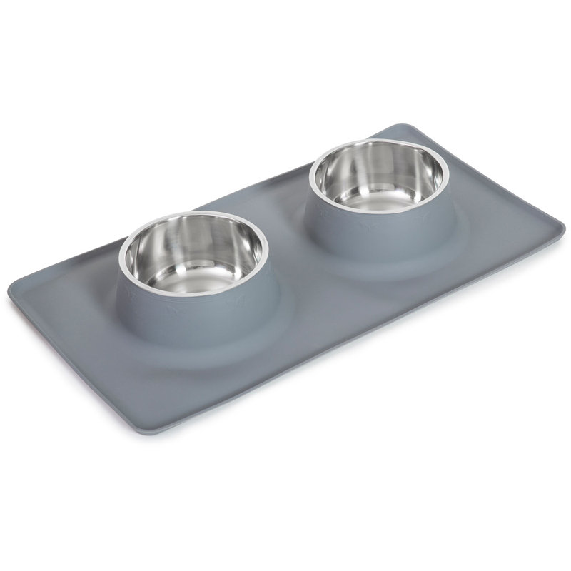 Deco Pet Dual Stainless Steel Bowl
