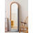 Nordic Minimalist Felt-Edge Wall-Mounted Full-Body Mirror With High Definition Clarity-117659183