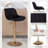 Bar Stools Set, Modern Swivel Counter Height Adjustable Barstools with Back, Upholstered Velvet Bar Chair with Footrest, Modern Armless Kitchen Island Stool for Kitchen Island, Pub, Cafe-791713465-791713460