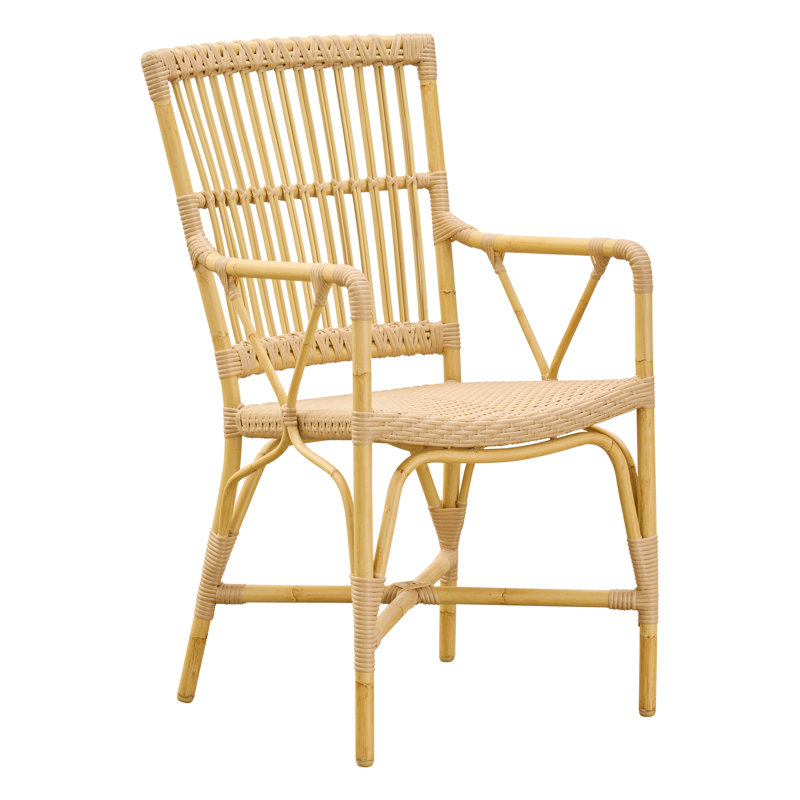 Piano Outdoor Dining Armchair, Natural