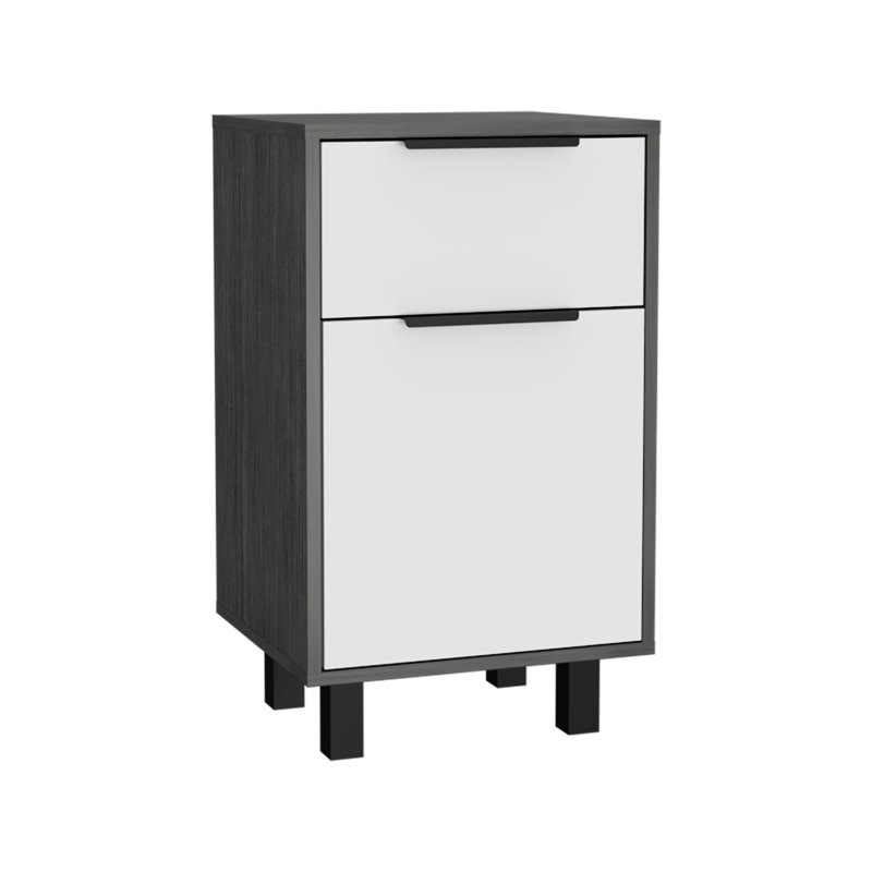 Geani 41cm W Manufactured Wood Bedside Table