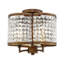 Plafonnier semi-encastré 3 lumières Belisle-54244292
