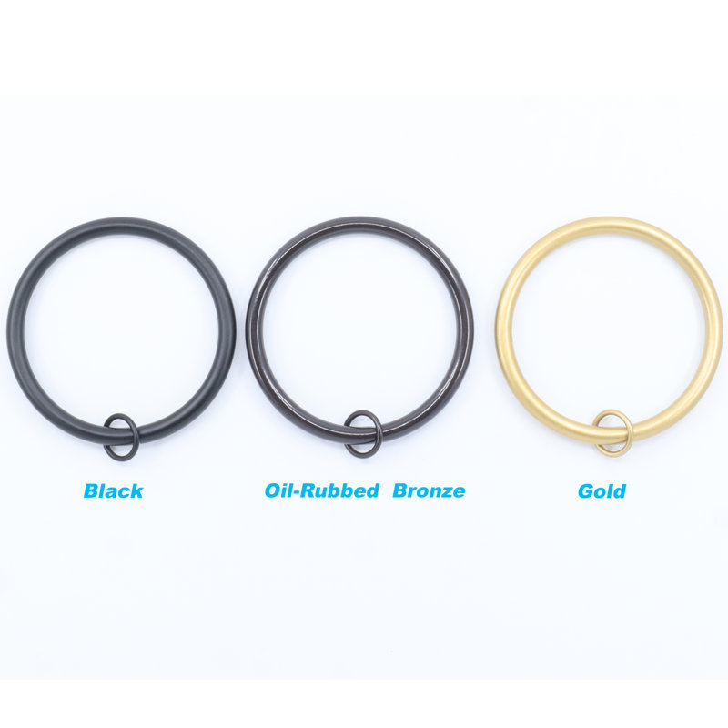 Curtain Rings, Black