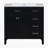 35.98'' Single Bathroom Vanity with Ceramic Top-97767424