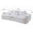 100" Extra Large Curved Front Compressed Sectional Sofa-203839877