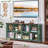 Farmhouse Wood Long Storage Organizer Bookcase-33435129-18540872