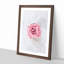 Lone Pink Rose - Framed Print-56852811-56852820