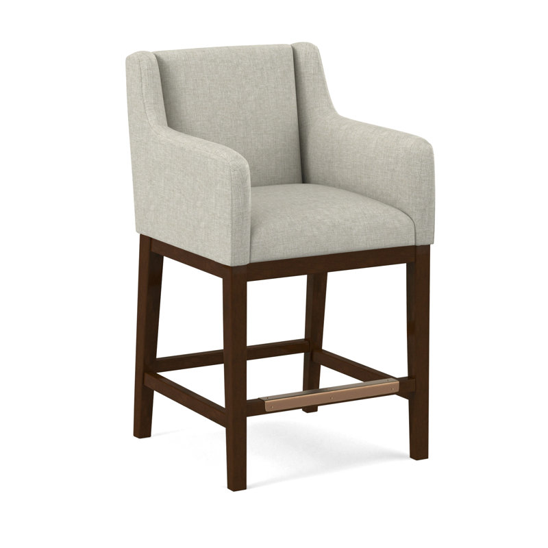 Upholstered Stool, 61597-78, Pecan