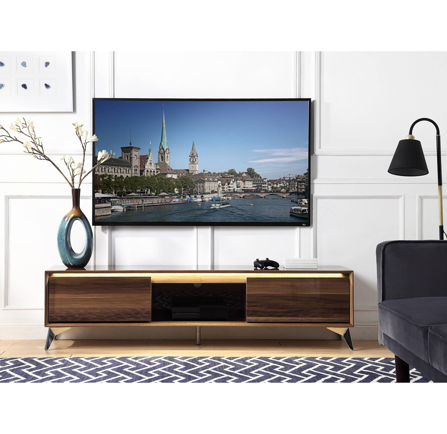 Corrigan Studio® Tv Stand With Led | Wayfair
