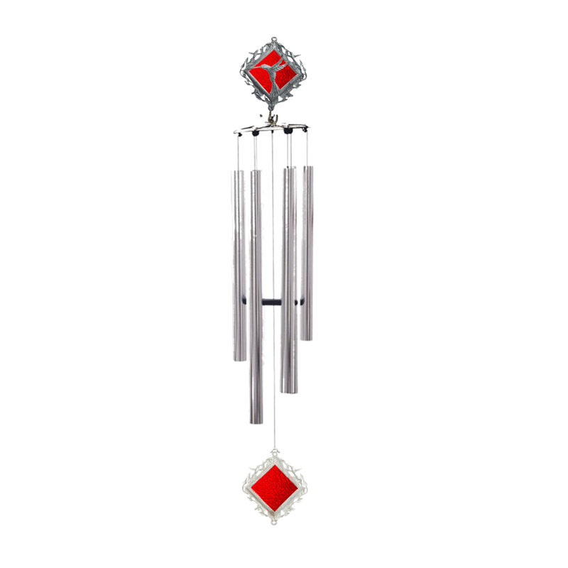 Colibri teint 50 po - Tube, Rouge / argenté