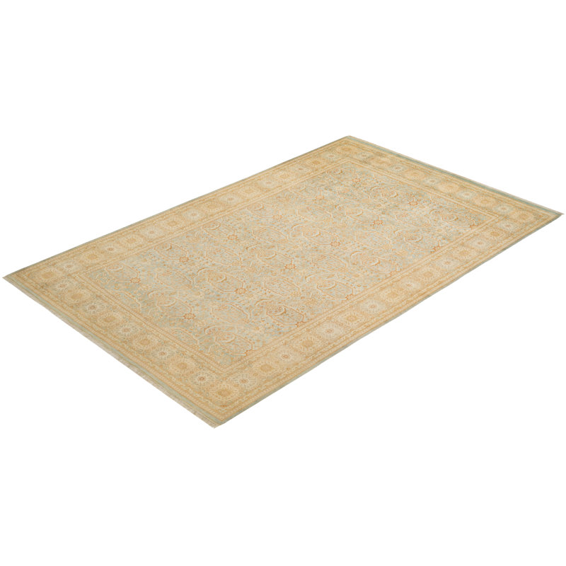 Classic One-of-a-Kind 6' 1" x 9' 3" Hand Knotted Area Rug