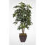 Faux Foliage Tree in Metal Pot