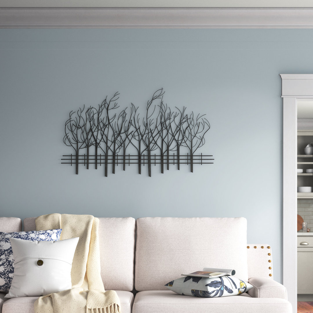 Metal Field of Twelve Trees Wall Decor Andover Mills™
