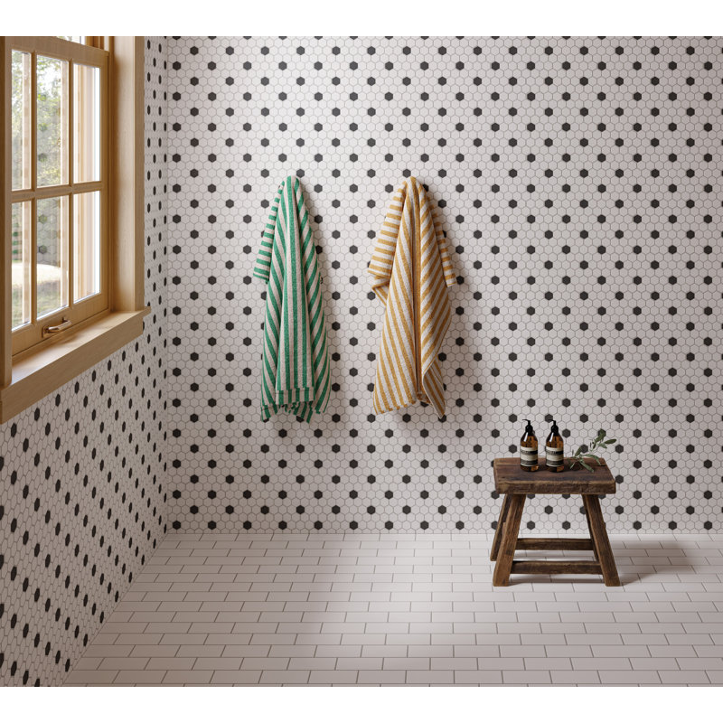 Carreau de porcelaine 10 po x 12 po Le Cafe