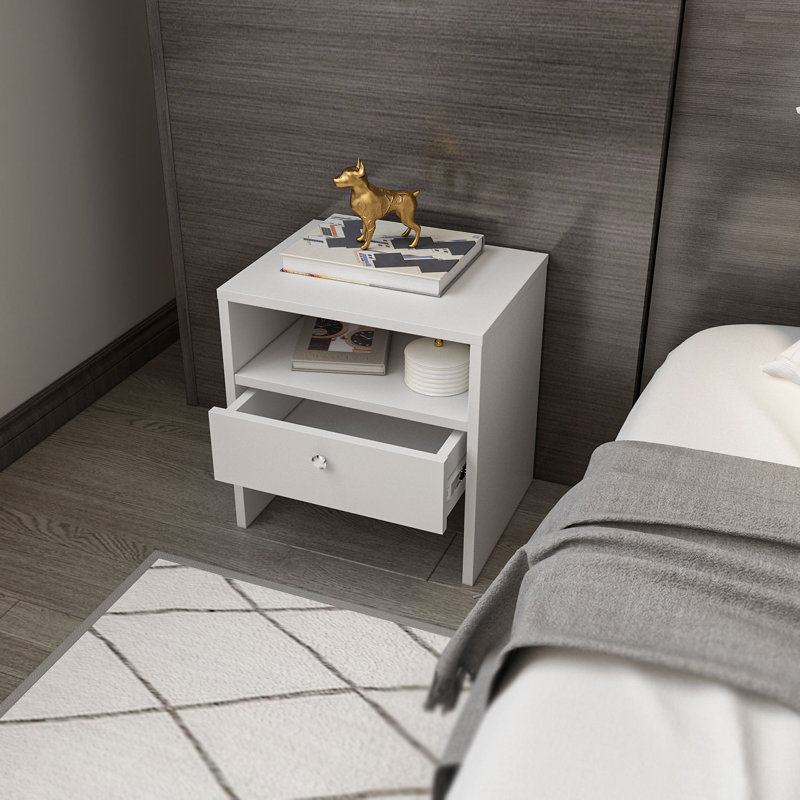 Table de nuit, Blanc