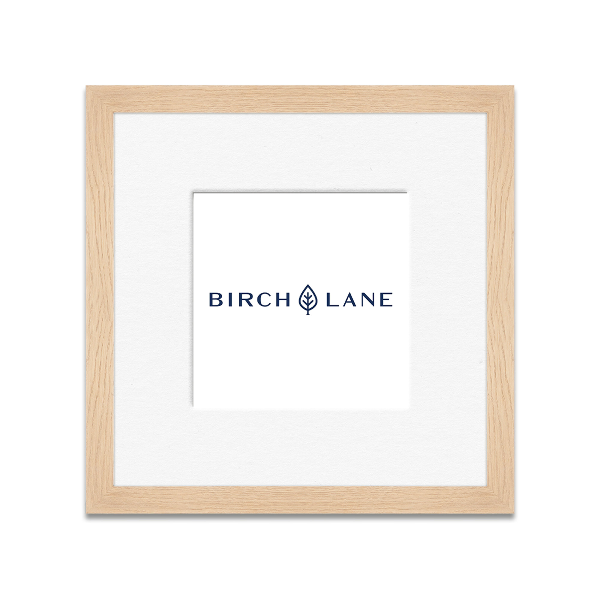 Arkhurst Wood Picture Frame with Mat, 11" x 14", 20" x 20", White