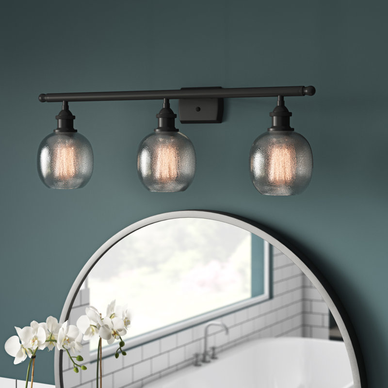 Éclairage pour meuble-lavabo à intensité variable Carlucci, Bronze huilé
