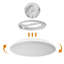 Plafonnier rond à DEL, plafonnier encastré 6500k 30 000 heures 15 po Blanc 36 W-627692280-627692279