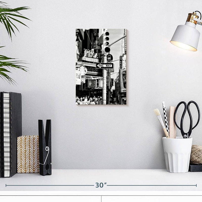 Aime Traffic Light Times Square, 12" H x 8" W