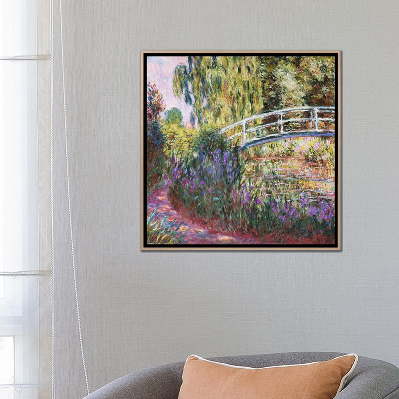 Print on Canvas, 93.98 cm H x 93.98 cm W x 4.445 cm D, Oak Floater Framed