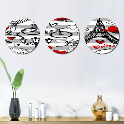 Abstract Wall Decor on Metal