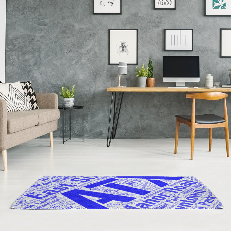 Chenille Indoor Rug, Rectangle 4' x 6'