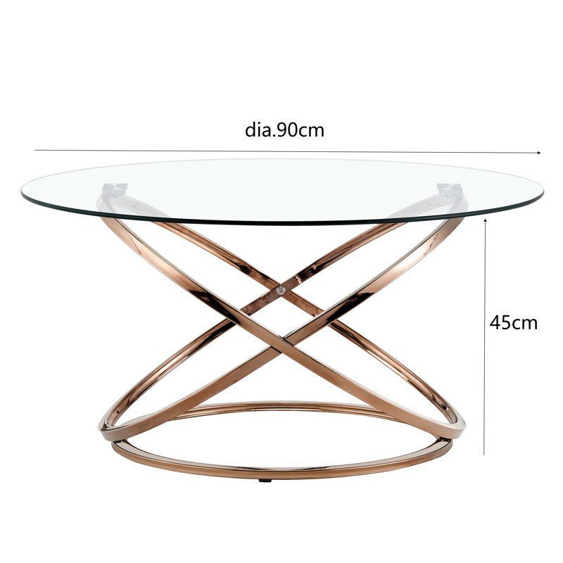 Cotty Coffee Table, Gold