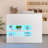 55" Reception Desk with LED Lights, Double-Layer Display Rack, L-Shaped Front Desk Reception Room Table Drawer With Lock-1722814937