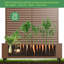 Lit de jardin en métal avec treillis et roues-284998671-284998670
