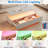 Modern Rectangular Coffee Table With Led Lights, 2 Drawers And Open Storage Shelf-886175085
