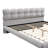 Aspia Upholstered Cookie-Shaped Platform Bed-274645179