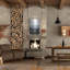 «Wintery Abstract Mix 1» par Ethan Harper, art mural en métal-250523027
