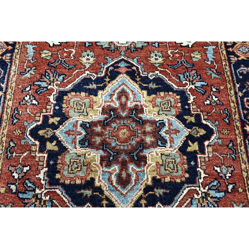 Tapis en laine noué à la main, Tapis de couloir 2 pi x 14 pi