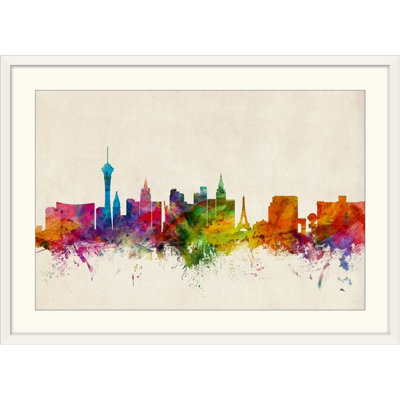 «Las Vegas Nevada Skyline» par Francy, impression