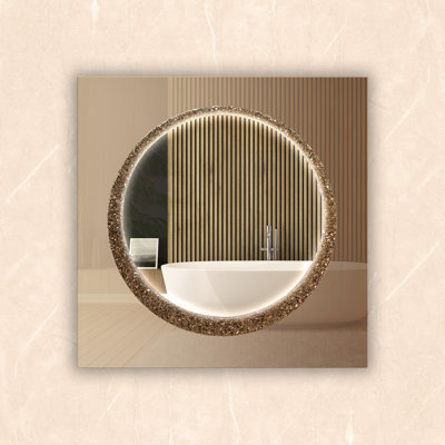 Glass Frame Wall Mirror