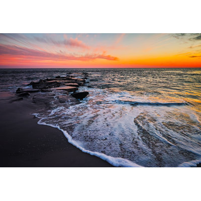 Cape May Beach - Wrapped Canvas Print
