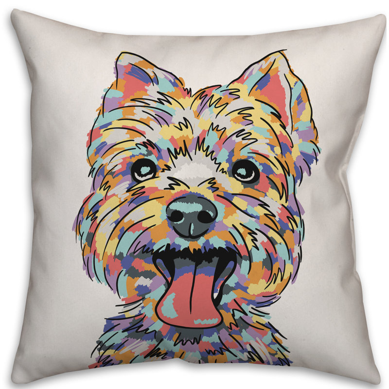 Throw Pillow, Polyester/Polyester Blend, 18" x 18"