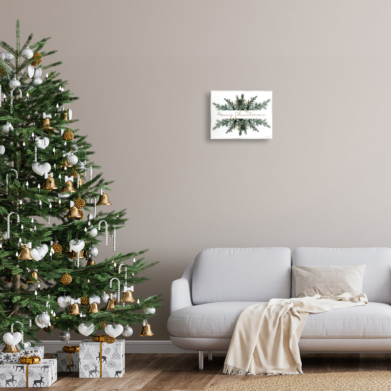 "Festive Fir", art mural sur plaque par Susan Ball