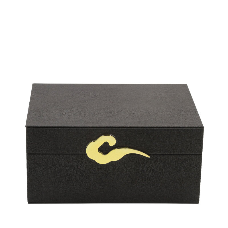 Elegant Faux Litchi Jewellery Boxes, Decorative Storage Case