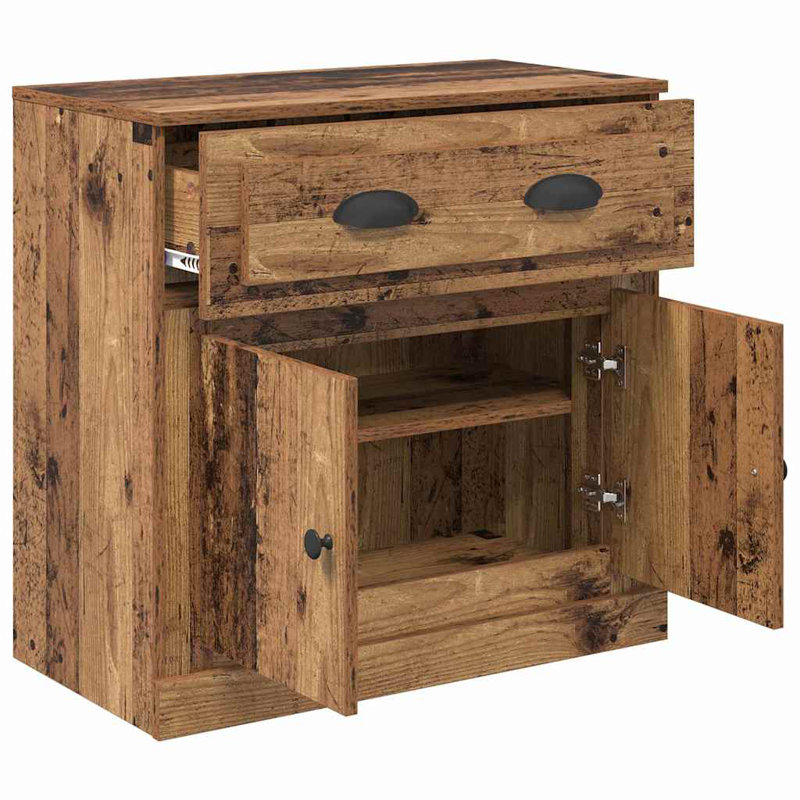 Highboard Accent Chest, Old Wood
