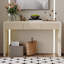 Console rustique avec 3 tiroirs cannelés-62126174