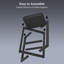 Counter Stool with Metal Frame-30985500-30985503