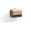 Modo 30" W Wall Mounted Single Bathroom Vanity-31505414-60840368-60840373